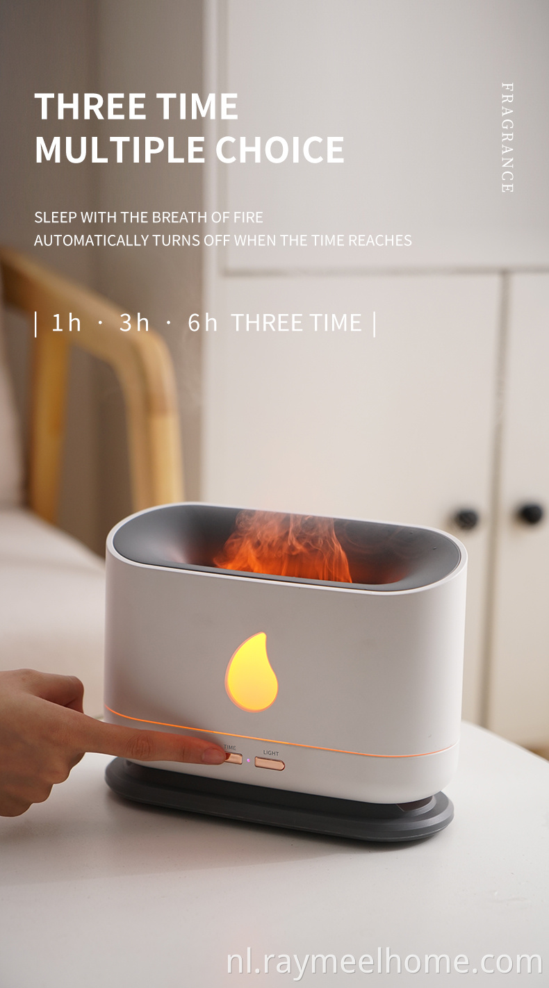 USB 200 ml aroma Essentiële olie diffuser vlam luchtbevochtiger aroma diffuser